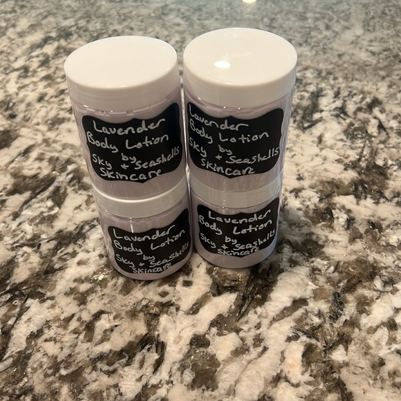 Hand Crafted by Sky & Seashells Skincare - Lavender Body Lotion (8oz) ONE LEFT - Picture 2 of 3